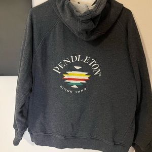 Pendleton graphic zip-up hoodie. Mens L